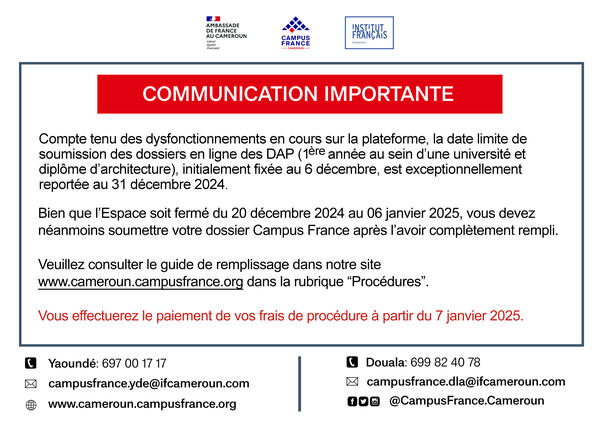 Fermeture de l'espace